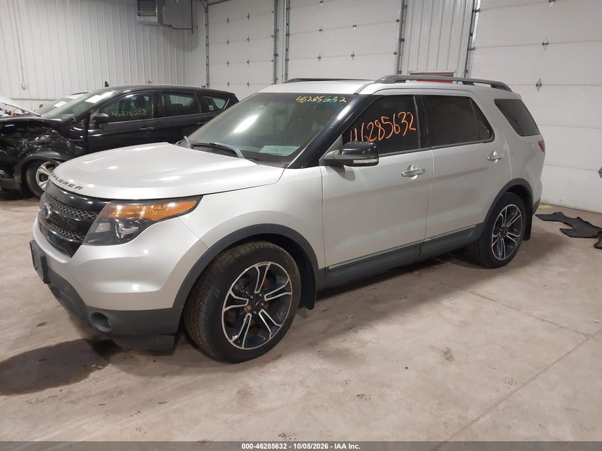 Vin: 1fm5k8gt9dgb83910, lot: 46785778, ford explorer sport 20132