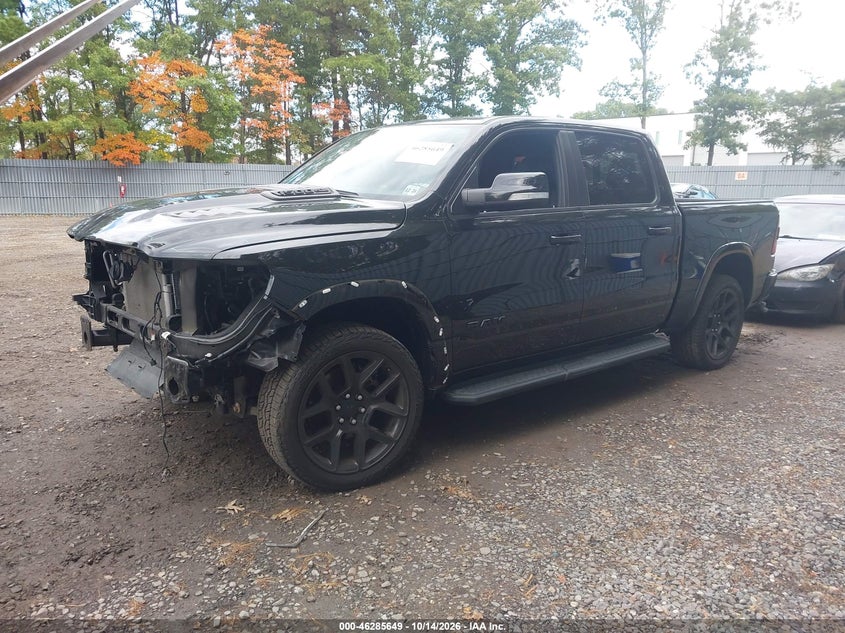 Vin: 1c6srfjtxnn166585, lot: 46785795, ram 1500 laramie  4x4 5'7 box 20222