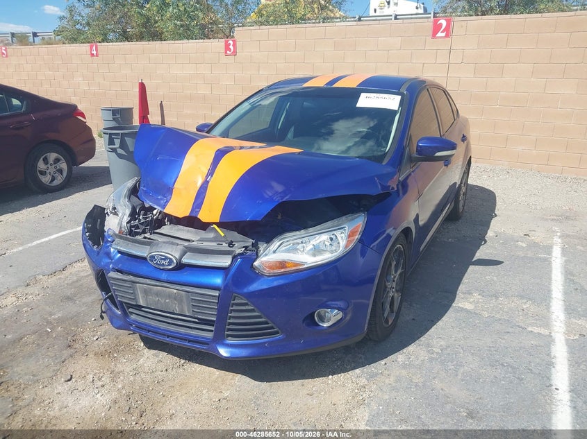 Vin: 1fadp3f26el302735, lot: 46785798, ford focus se 20142