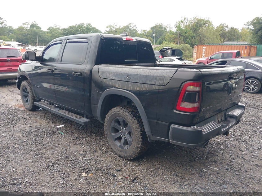 Vin: 1c6srflt4ln174160, lot: 46785832, ram 1500 rebel  4x4 5'7 box 20203