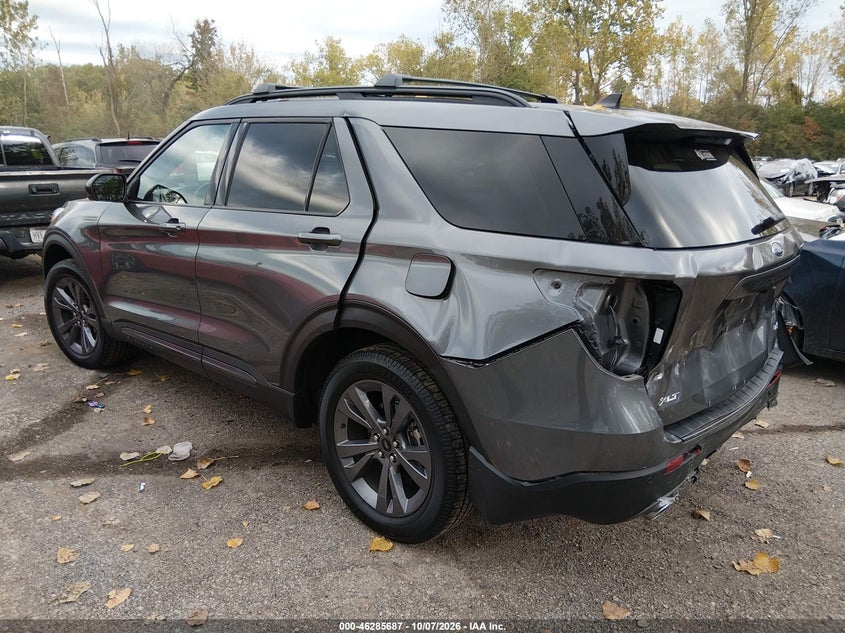 Vin: 1fmsk8dh8rga13256, lot: 46785833, ford explorer xlt 20243