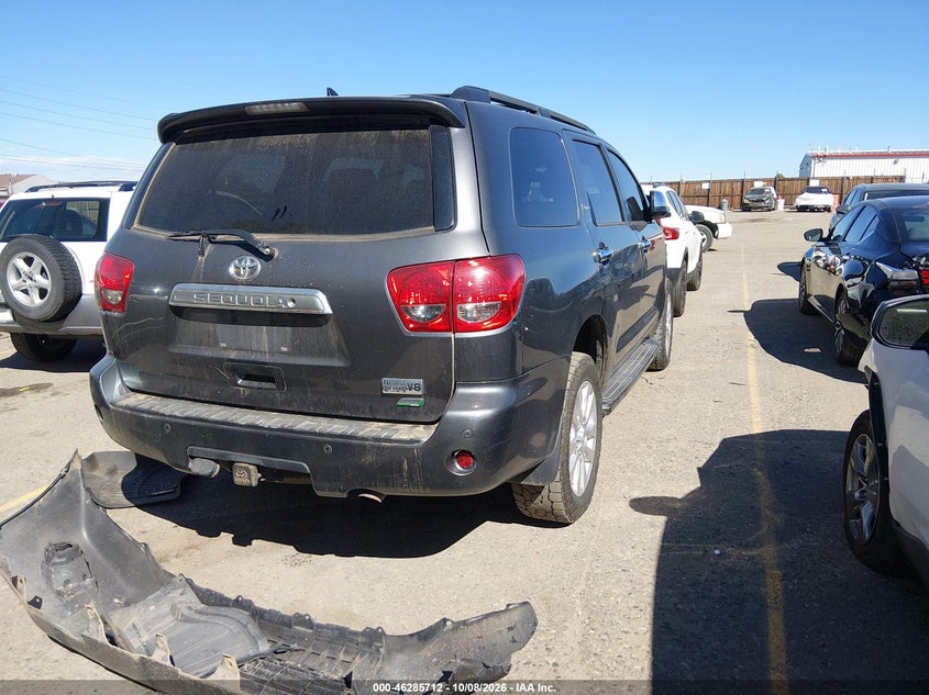 Vin: 5tddw5g11ds073943, lot: 46785858, toyota sequoia platinum 5.7l v8 20134