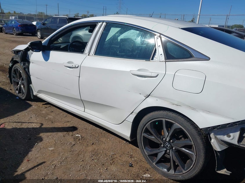 Vin: 2hgfc2f89mh557096, lot: 46785862, honda civic sport 20213