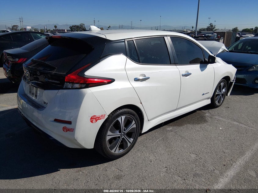 Vin: 1n4az1cp2jc305305, lot: 46785871, nissan leaf sv 20184