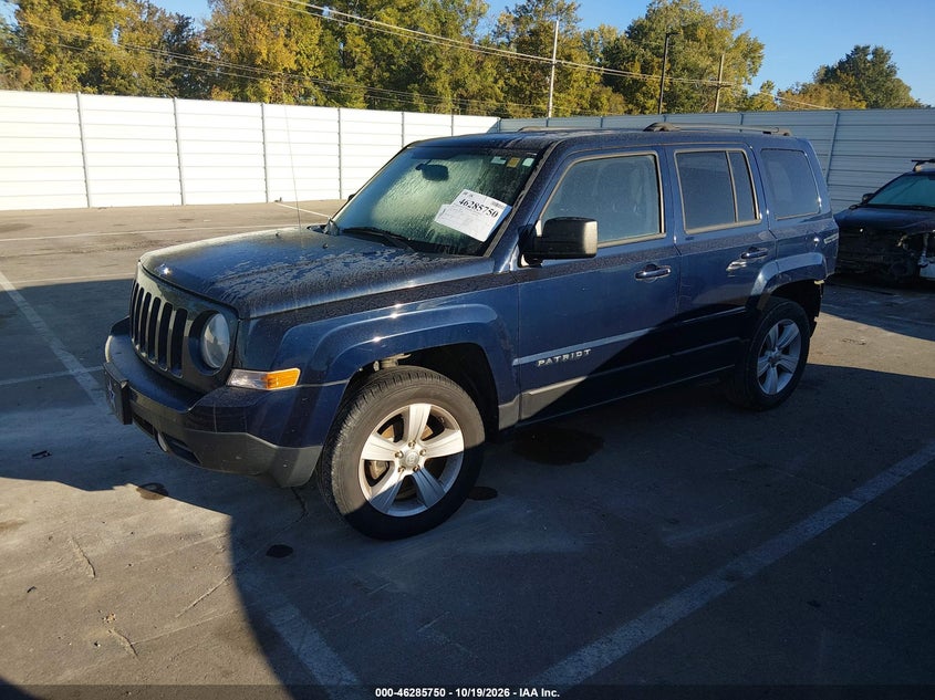 Vin: 1c4njrfb3hd124588, lot: 46785896, jeep patriot latitude 4x4 20172