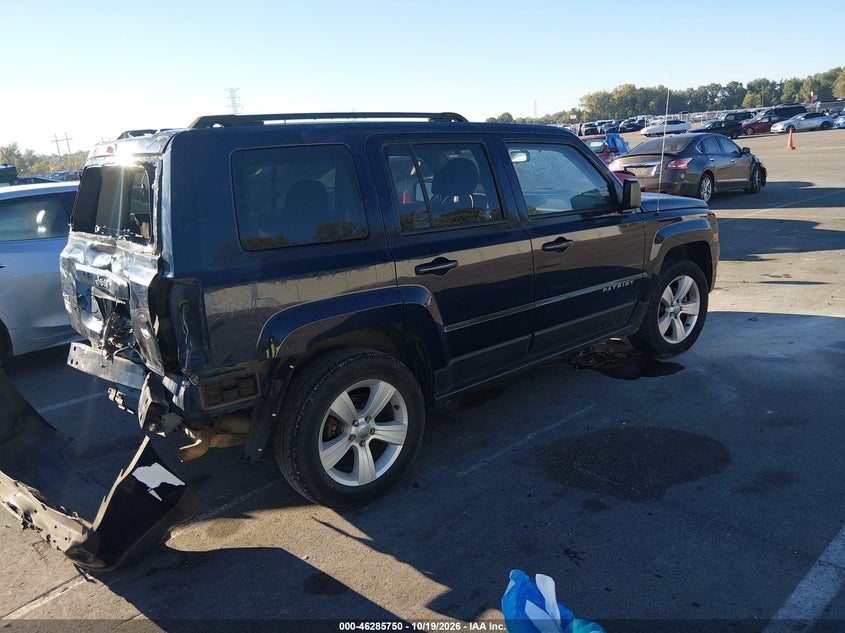 Vin: 1c4njrfb3hd124588, lot: 46785896, jeep patriot latitude 4x4 20174
