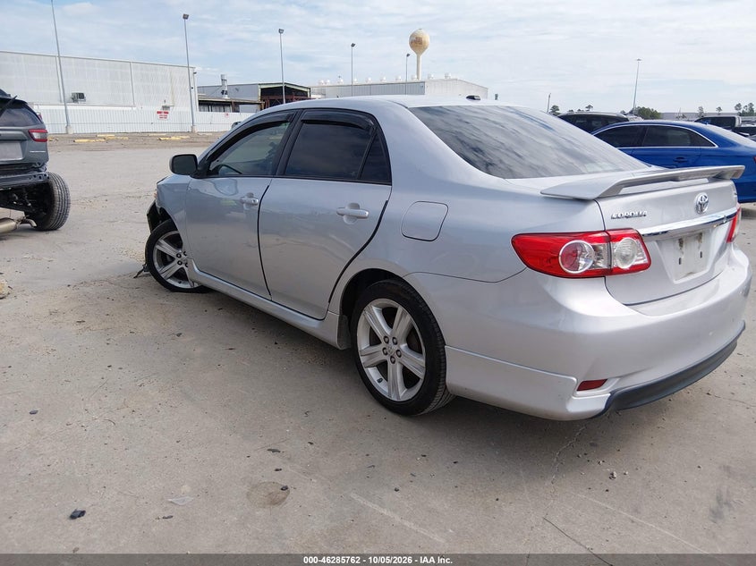 Vin: 2t1bu4ee3dc125675, lot: 46785908, toyota corolla s 20133