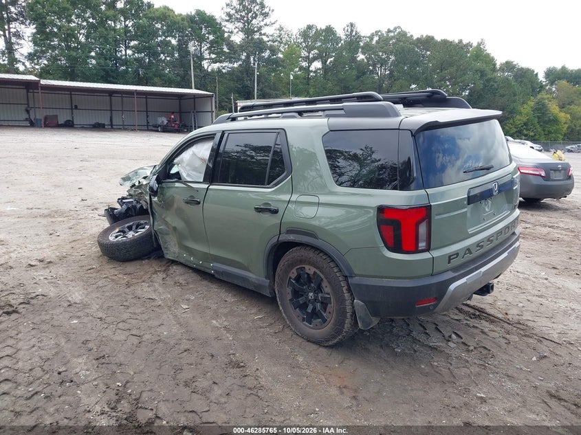 Vin: 5fnyf9h85tb077145, lot: 46785911, honda passport awd trailsport elite/awd trailsport elite blackout 20263
