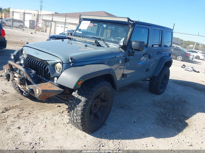 Vin: 1c4bjwdg4el307029, lot: 46785931, jeep wrangler unlimited sport 20142