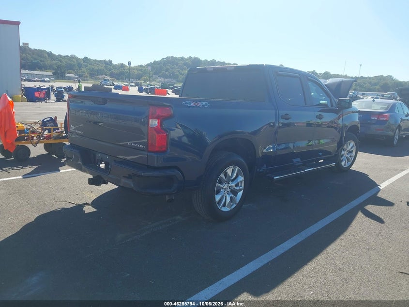 Vin: 1gcpdbek7pz175134, lot: 46785940, chevrolet silverado 1500 4wd  short bed custom 20234