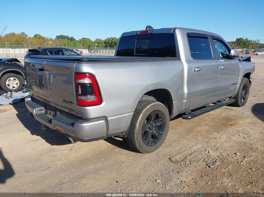 Vin: 1c6srfft1ln264779, lot: 46785958, ram 1500 big horn  4x4 5'7 box 20204