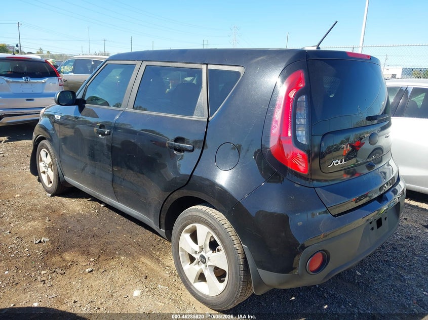 Vin: kndjn2a23k7005804, lot: 46785966, kia soul ! 20193