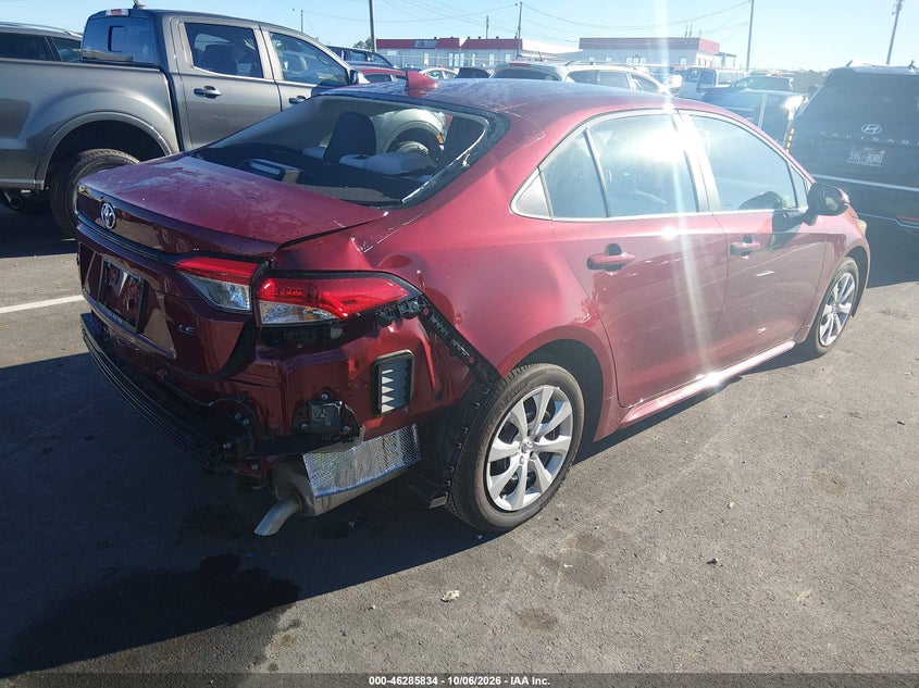 Vin: 5yfb4mdextp466376, lot: 46785980, toyota corolla le 20264