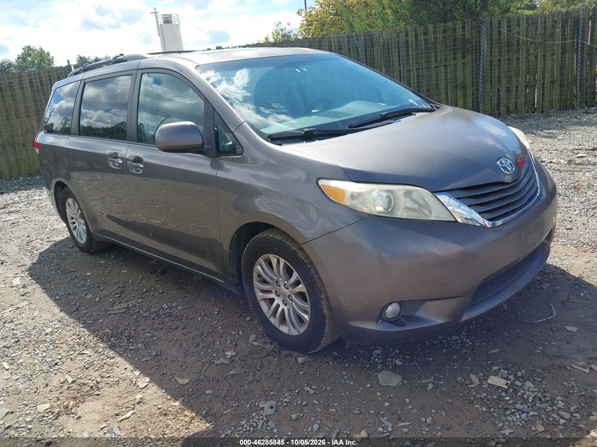 Vin: 5tdyk3dc9bs012537, lot: 46785991, toyota sienna xle v6 2011 img_1