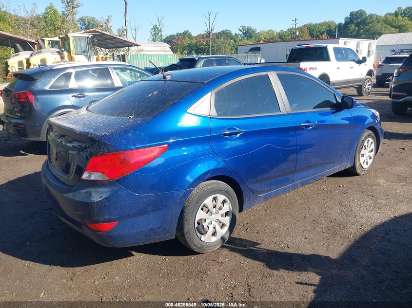 HYUNDAI ACCENT 2017 VIN KMHCT4AE7HU216059