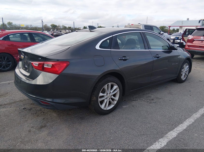Vin: 1g1ze5st0gf231641, lot: 46786051, chevrolet malibu 1lt 20164