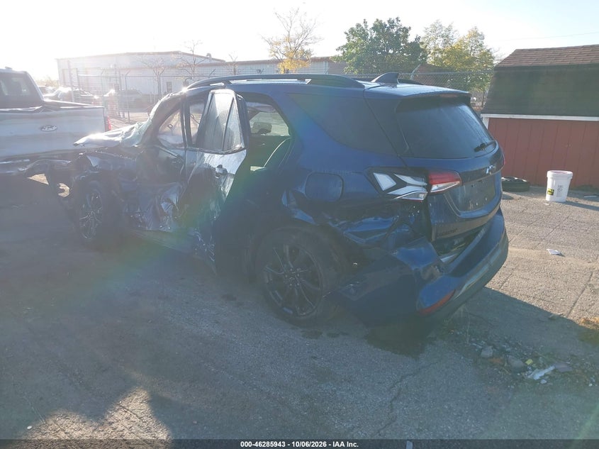 Vin: 3gnaxwev0ns194494, lot: 46786089, chevrolet equinox awd rs 20223