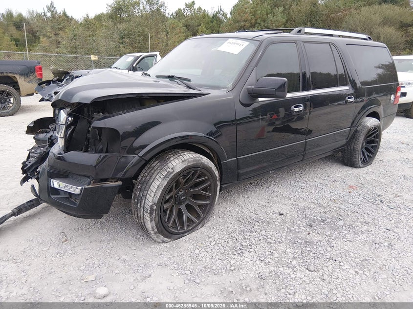 Vin: 1fmjk1kt3gef06619, lot: 46786091, ford expedition el limited 20162