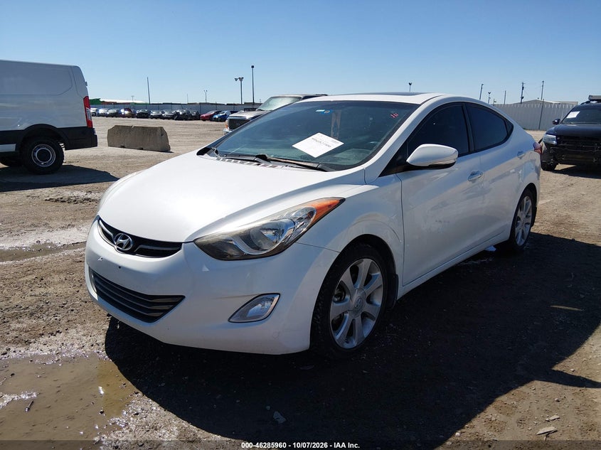 Vin: 5npdh4ae2dh173250, lot: 46786106, hyundai elantra limited 20132