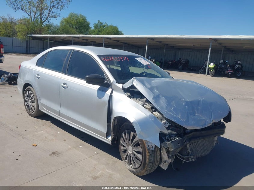 Vin: 3vw2k7aj7cm340490, lot: 46786120, volkswagen jetta 2.0l s 20121