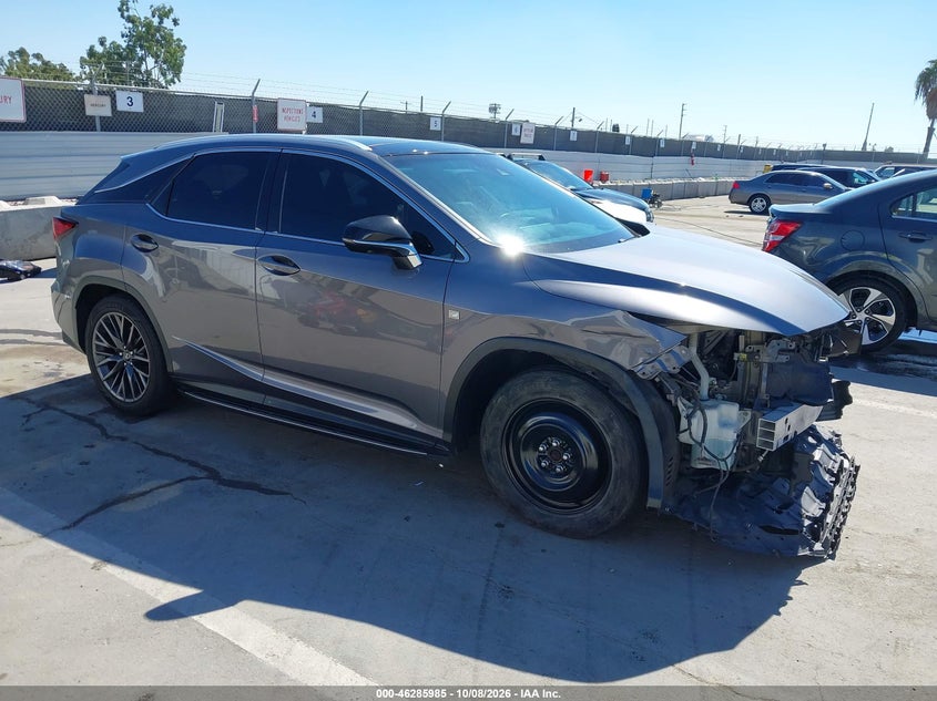 Vin: 2t2bzmca2jc143772, lot: 46786131, lexus rx 350 f sport 20181