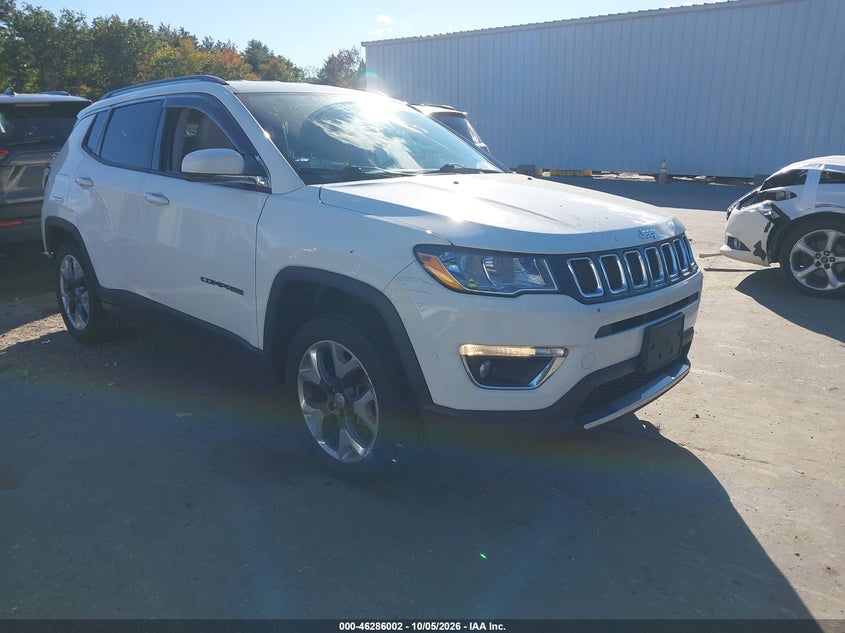 Vin: 3c4njdcb5lt126756, lot: 46786147, jeep compass limited 4x4 20201