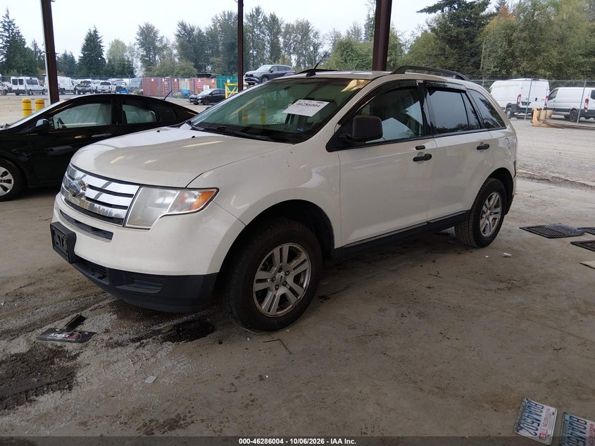 Vin: 2fmdk3gcxabb04553, lot: 46786150, ford edge se 20102