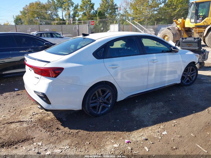 Vin: 3kpf34ad2le163383, lot: 46786152, kia forte gt-line 20204