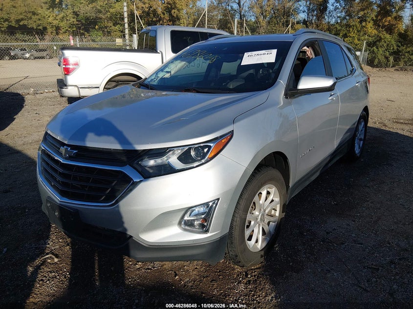 2021 Chevrolet Equinox Awd Lt, Right Rear, IAAI, VIN 3GNAXUEV7MS114336 — photo 2