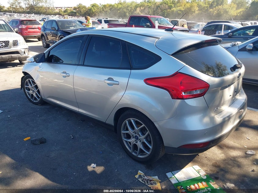 Vin: 1fadp3k23fl241416, lot: 46786209, ford focus se 20153