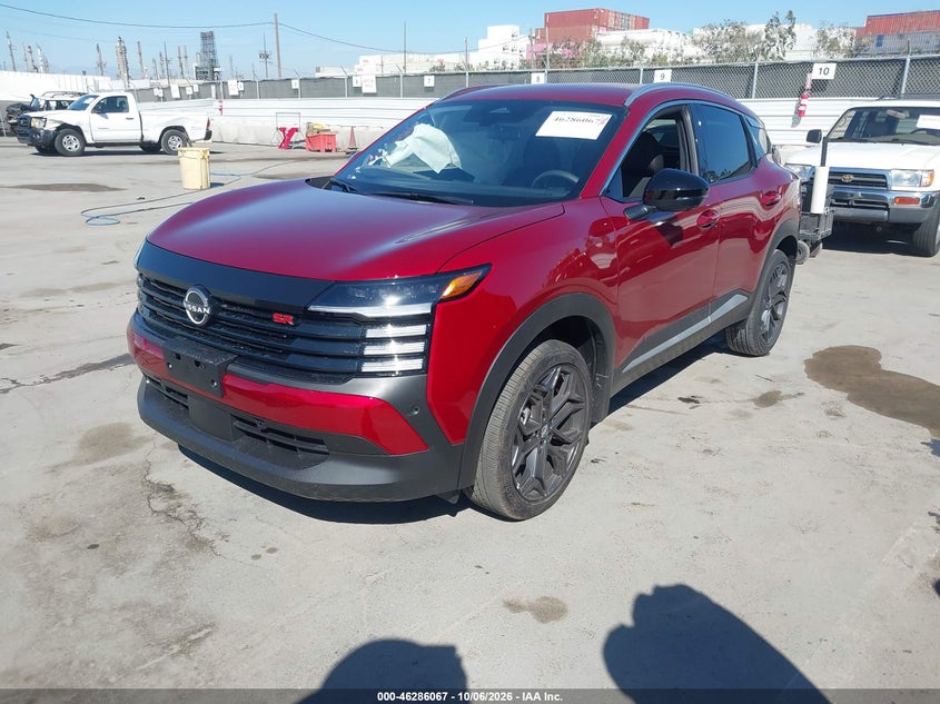 Vin: 3n8ap6da0tl403171, lot: 46786213, nissan kicks sr 20262