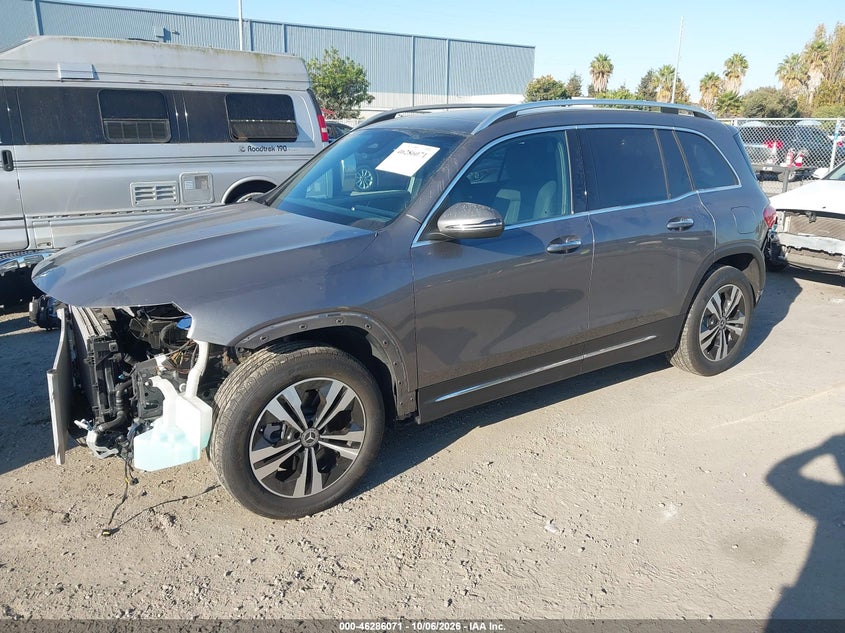 2025 Mercedes-Benz Glb 250 4Matic, Front & Rear, IAAI, VIN W1N4M4HB7SW428501 — photo 2