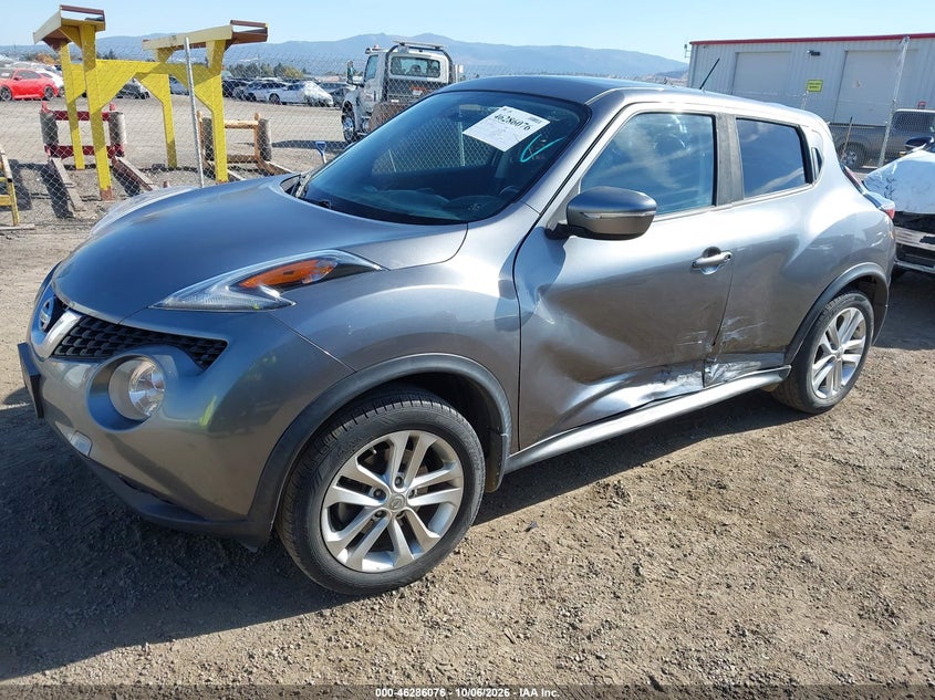 Vin: jn8af5mv3gt656986, lot: 46786222, nissan juke sv 20162