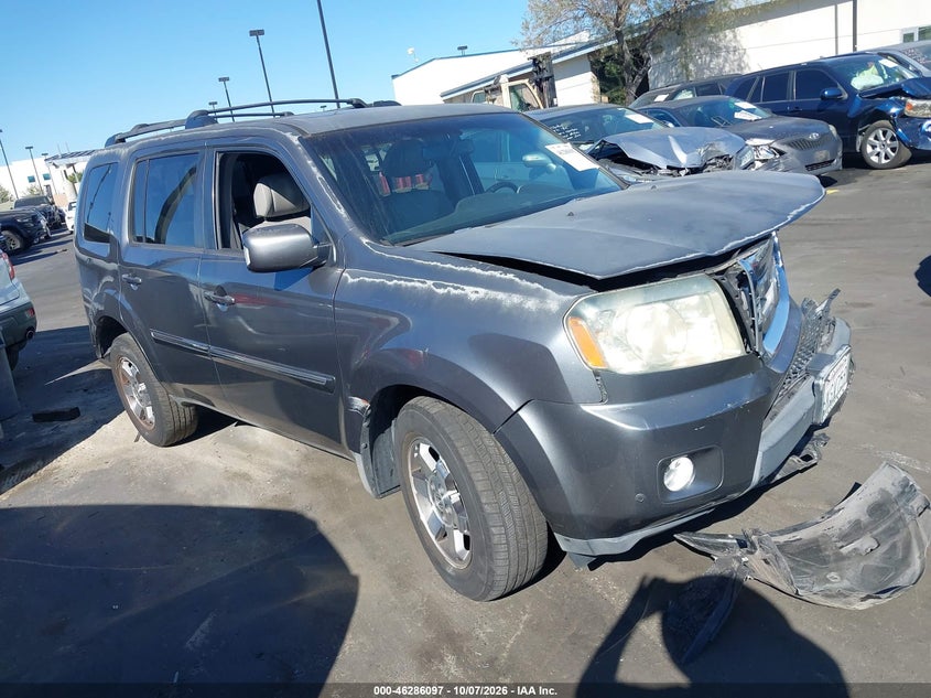 Vin: 5fnyf3h83ab007105, lot: 46786243, honda pilot touring 20101