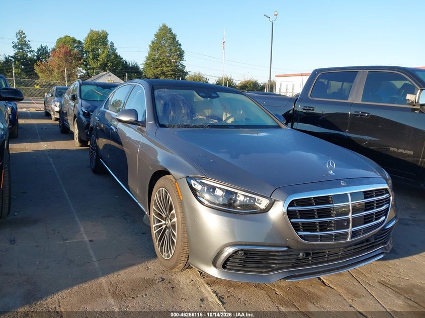 Vin: w1k6g7gb4ma057135, lot: 46786261, mercedes-benz s 580 4matic 20211