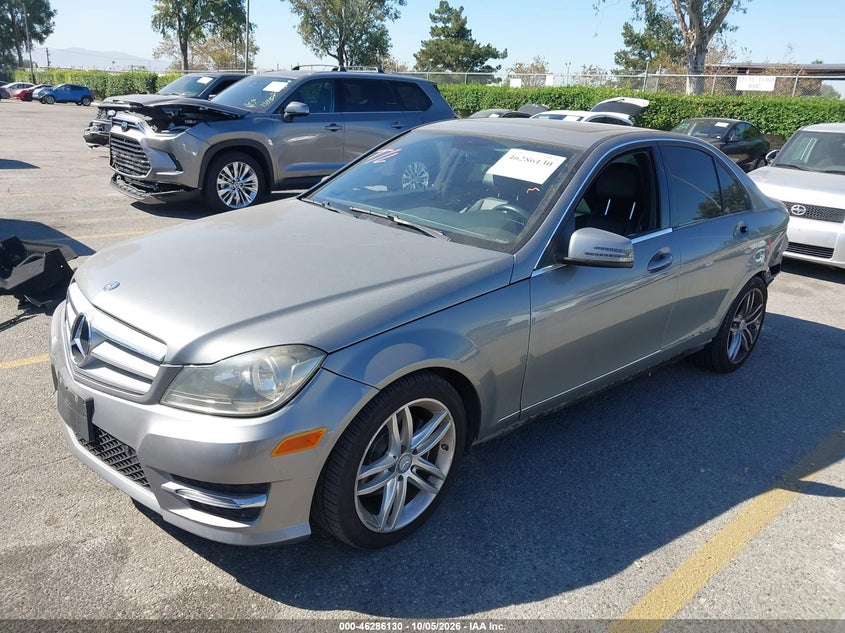 Vin: wddgf4hbxdr296789, lot: 46786276, mercedes-benz c 250 sport 20132