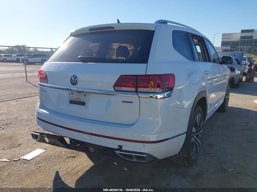 Vin: 1v2sr2ca8mc552394, lot: 46786284, volkswagen atlas 3.6l v6 sel r-line 20214