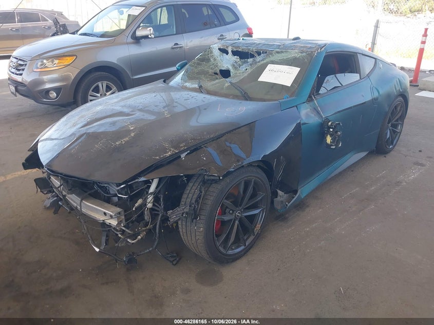 Vin: jn1bz4bh2pm312187, lot: 46786311, nissan z performance auto 20232