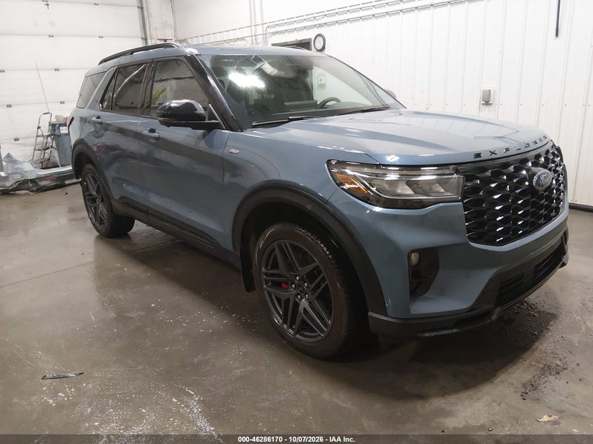 Vin: 1fmuk8kh8tga00459, lot: 46786316, ford explorer st-line 20261