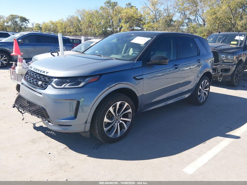 Vin: salcl2fx6lh878616, lot: 46786331, land rover discovery sport r-dynamic se 20202