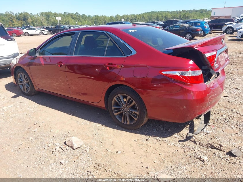 Vin: 4t1bf1fk2gu607215, lot: 46786332, toyota camry se 20163
