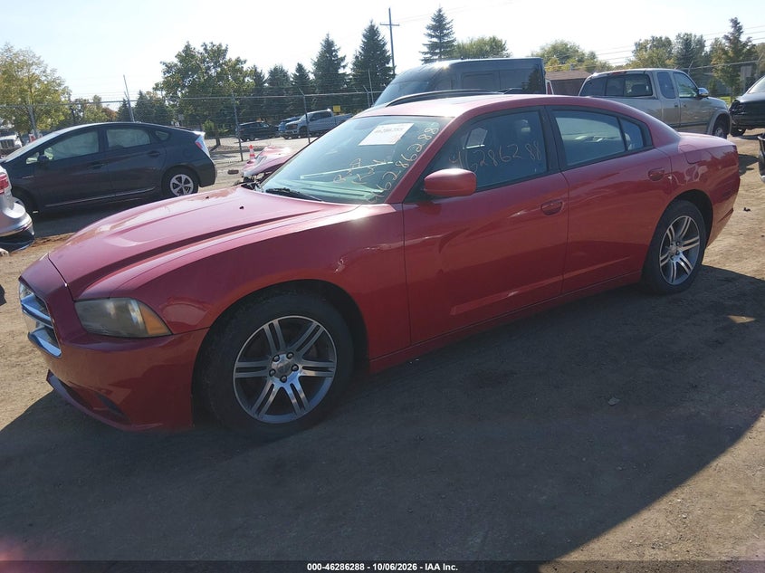 Vin: 2c3cdxhg2ch165063, lot: 46786434, dodge charger sxt 20122