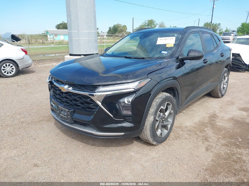 Vin: kl77lhe22rc017728, lot: 46786485, chevrolet trax fwd lt 20242
