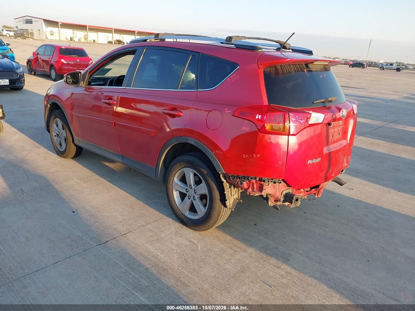 Vin: jtmwfrev4dd013978, lot: 46786529, toyota rav4 xle 20133