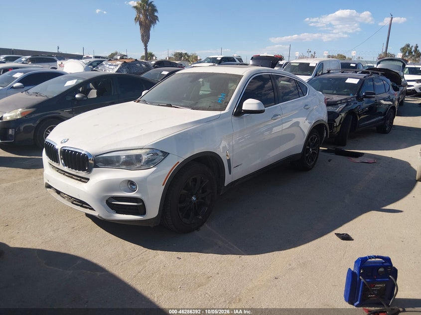 Vin: 5uxku2c57g0n80372, lot: 46786538, bmw x6 xdrive35i 20162