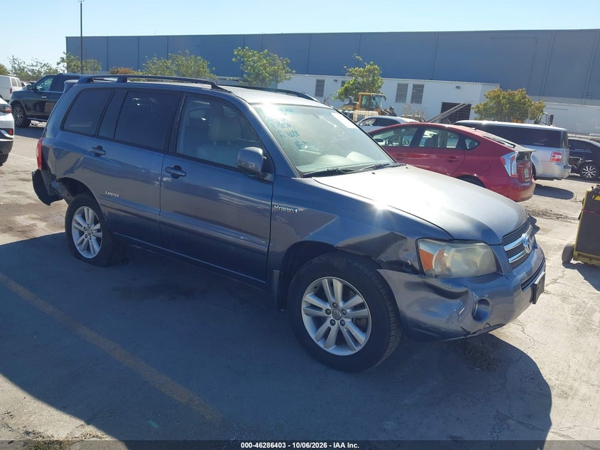 2007 TOYOTA HIGHLANDER HYBRID LIMITED V6