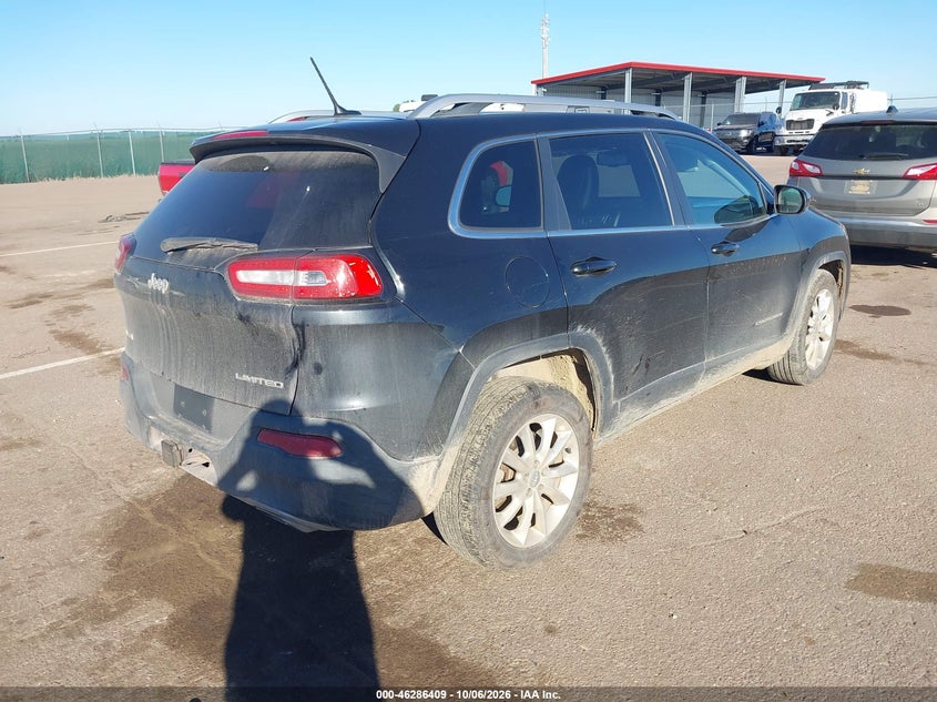 Vin: 1c4pjmds4fw681526, lot: 46786555, jeep cherokee limited 20154