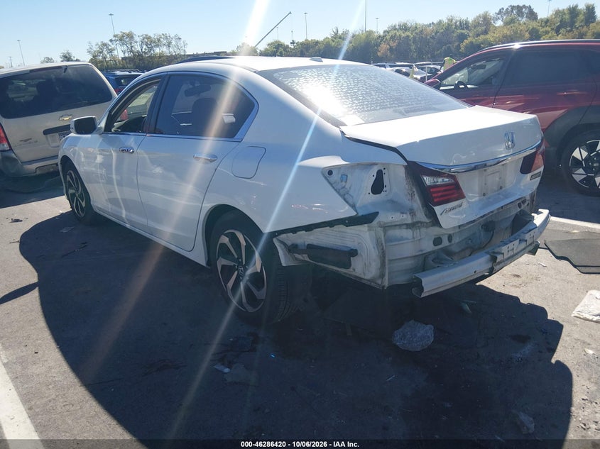 Vin: 1hgcr2f73ha118098, lot: 46786566, honda accord ex 20173