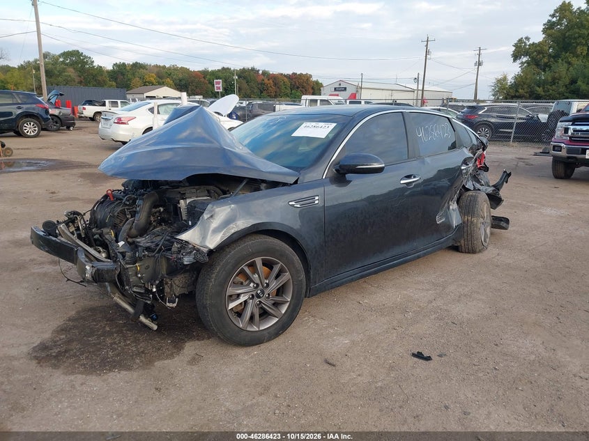 Vin: 5xxgt4l37lg387815, lot: 46786568, kia optima lx 20202