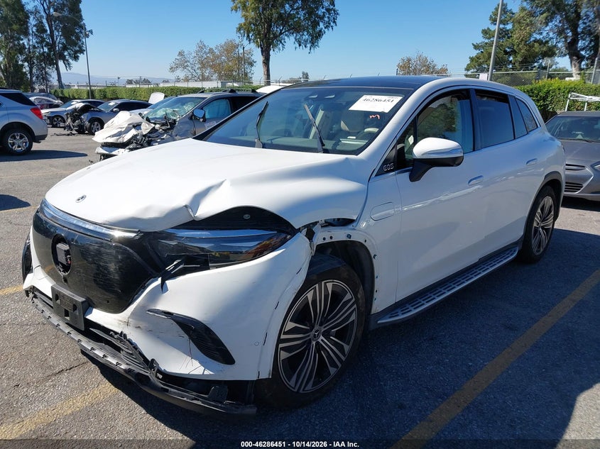 Vin: 4jgdm2db8pa011714, lot: 46786597, mercedes-benz eqs 450+ suv 20232